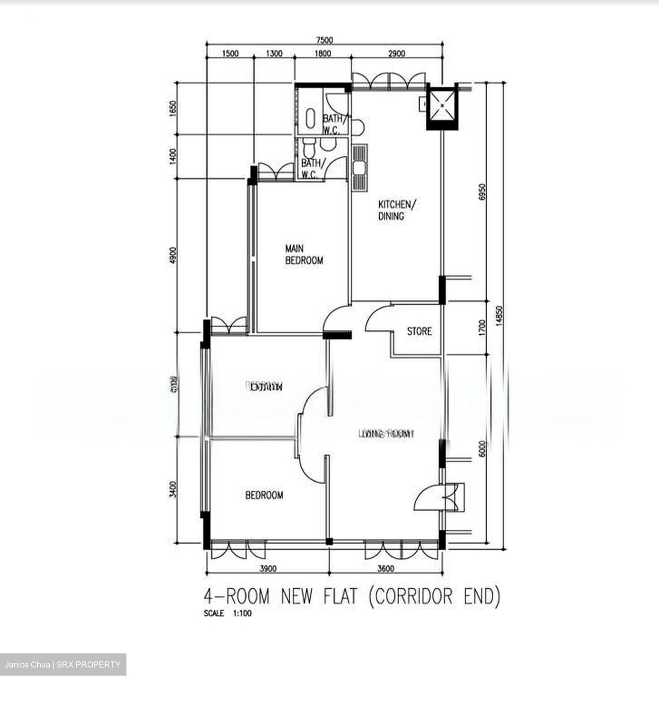 Blk 607 Clementi West Street 1 (Clementi), HDB 4 Rooms #554247241